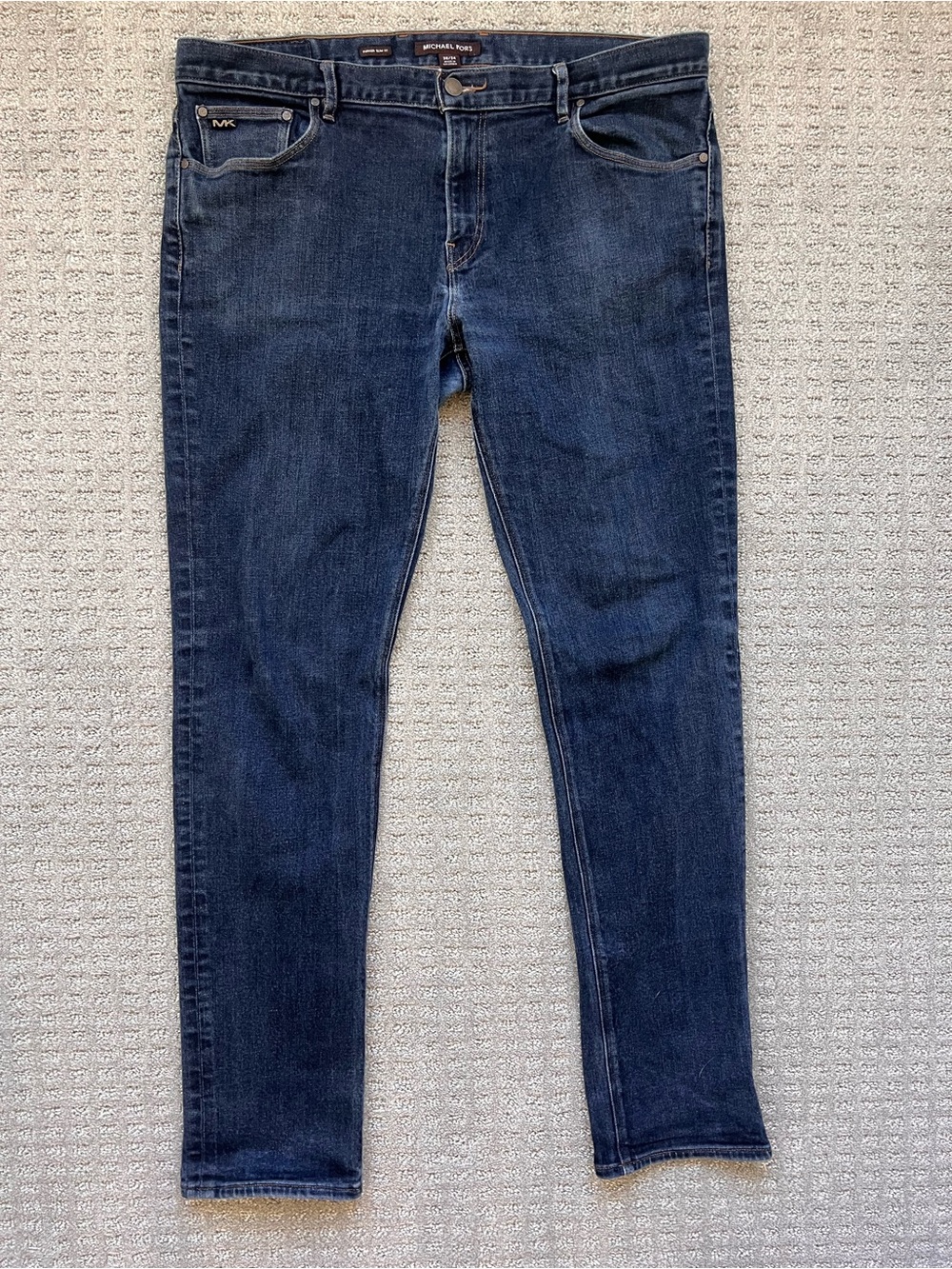 Michael Kors Men's Dark Blue Parker Slim Jeans